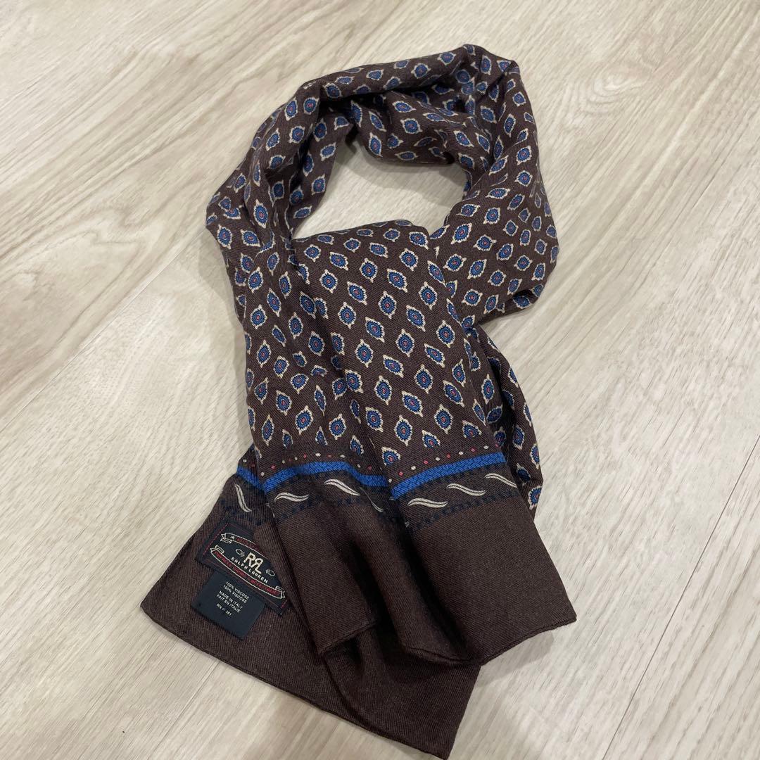 ダブルアールエル RRL イタリアmade ストール ペイズリー