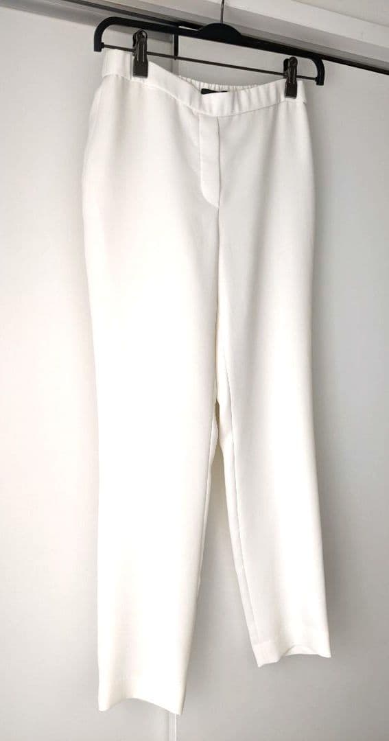 【極美品】Theory　セオリー　 トレッカ　プルオン　パンツ　ホワイト　S