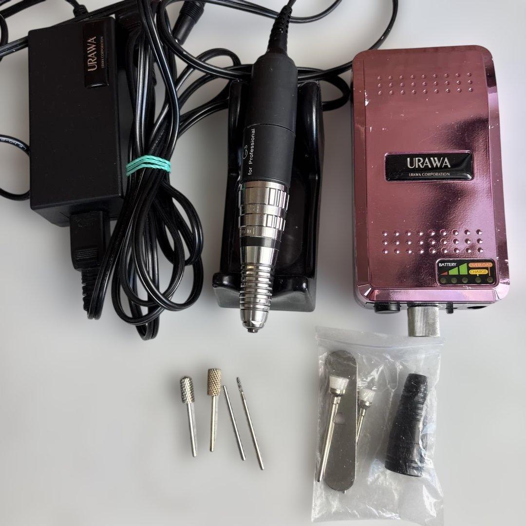 ②URAWA 浦和 ポータブル ネイルマシーン グライダー G3 ピンク