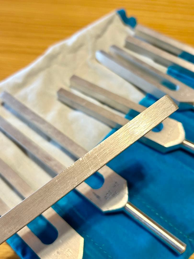 数秘術的な音階・バイオソニックス社製 ソルフェジオチューナーセット６本入