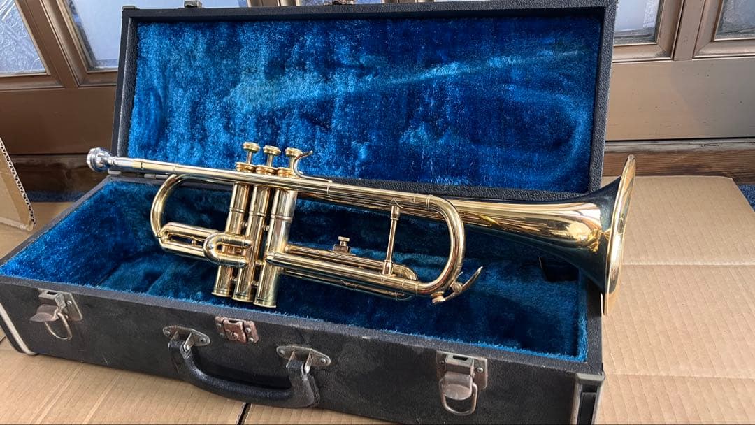 ゴールド 美品 トランペット Nikkan TR-134 TR-133 ニッカン
