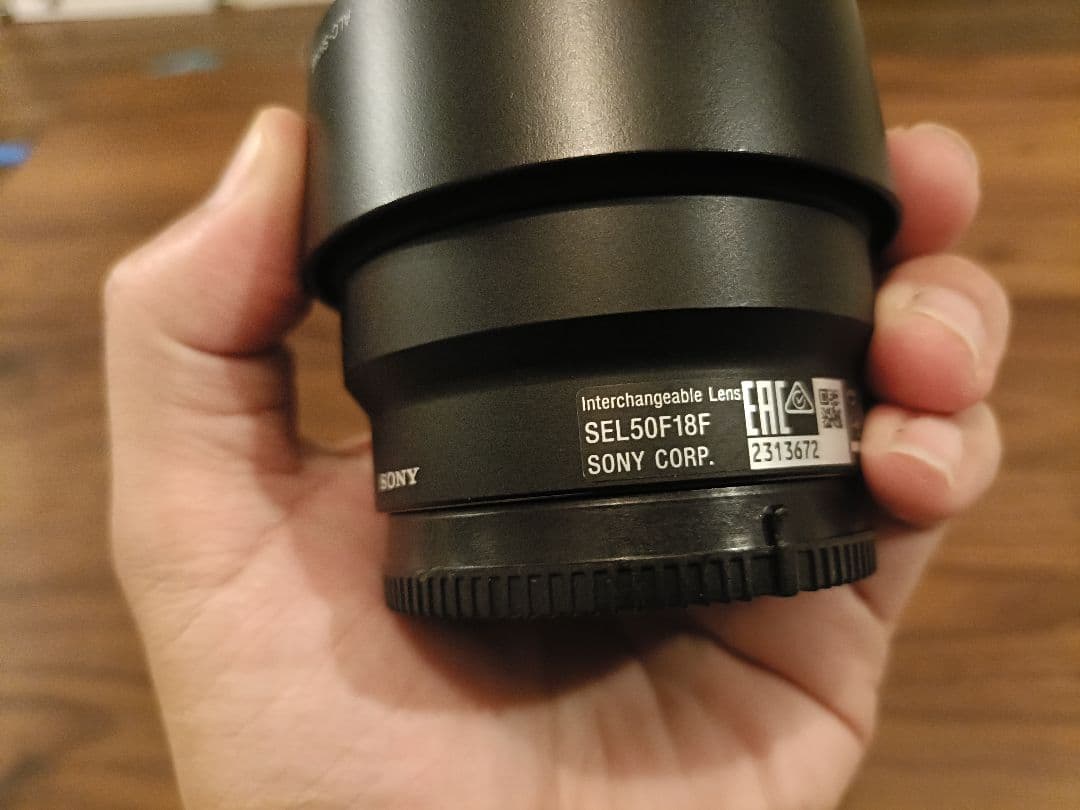 【美品】SONYF1.8 SEL50F18F単焦点レンズ Eマウント