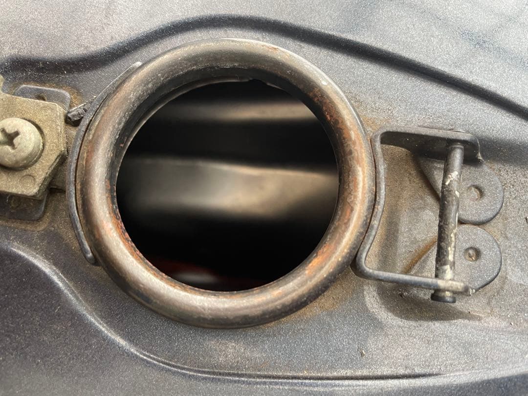 Yamaha SR400 バイクタンク 青/銀