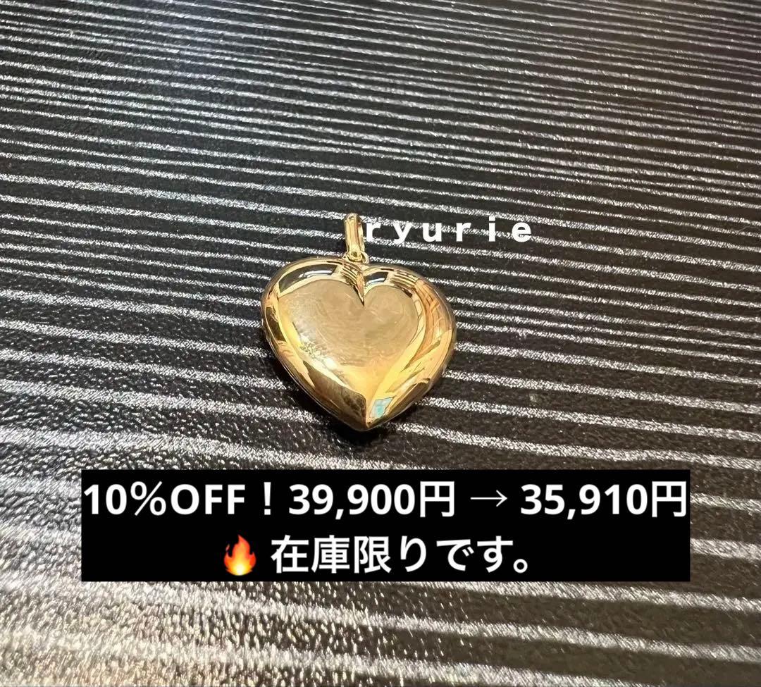 【値下げ】18金レディースペンダントタップ/チャームハート　セール❣️