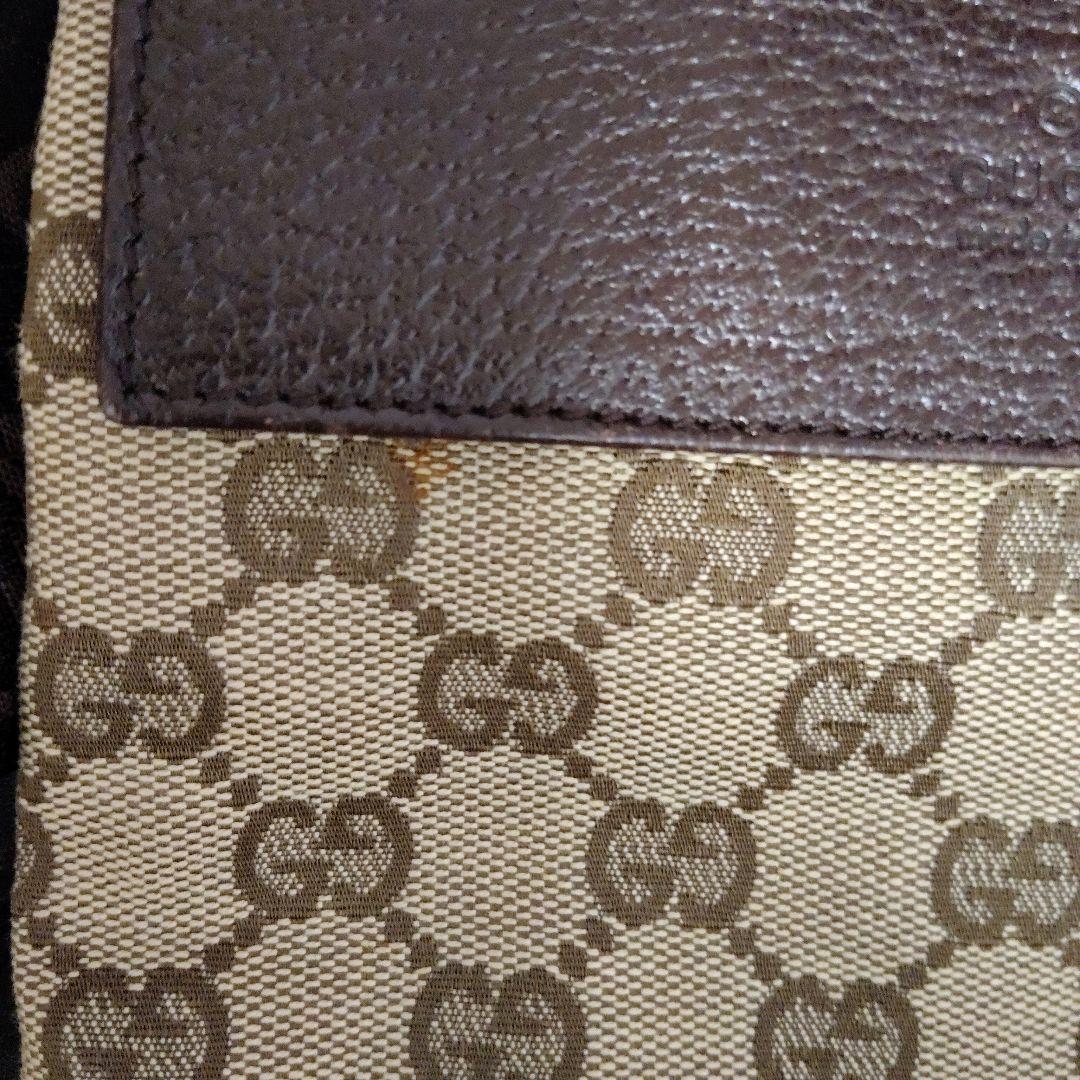 グッチ　ロゴ型押し　GGキャンバス 　ウエストポーチ