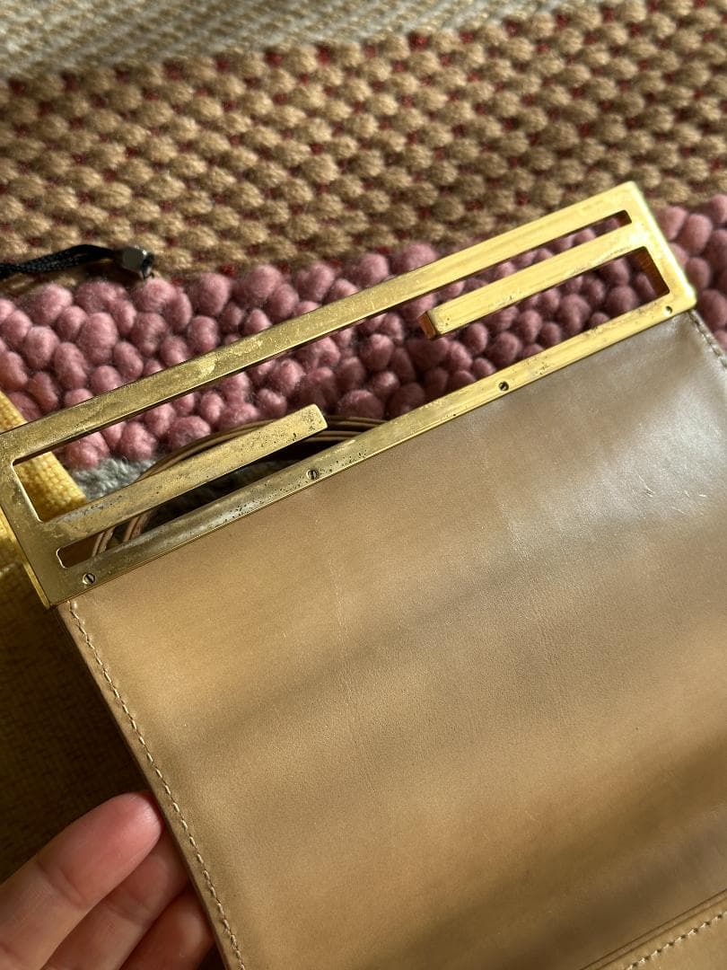 Fendi ゴールド パーティーバッグ