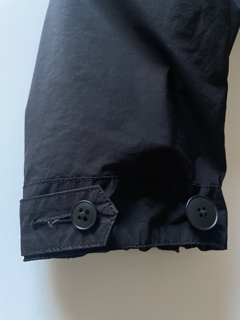 【美品】エイトン エアーウェザーショートモッズコートメンズ 黒