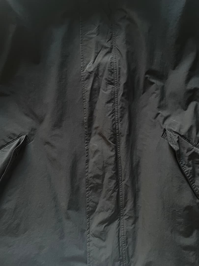 【美品】エイトン エアーウェザーショートモッズコートメンズ 黒