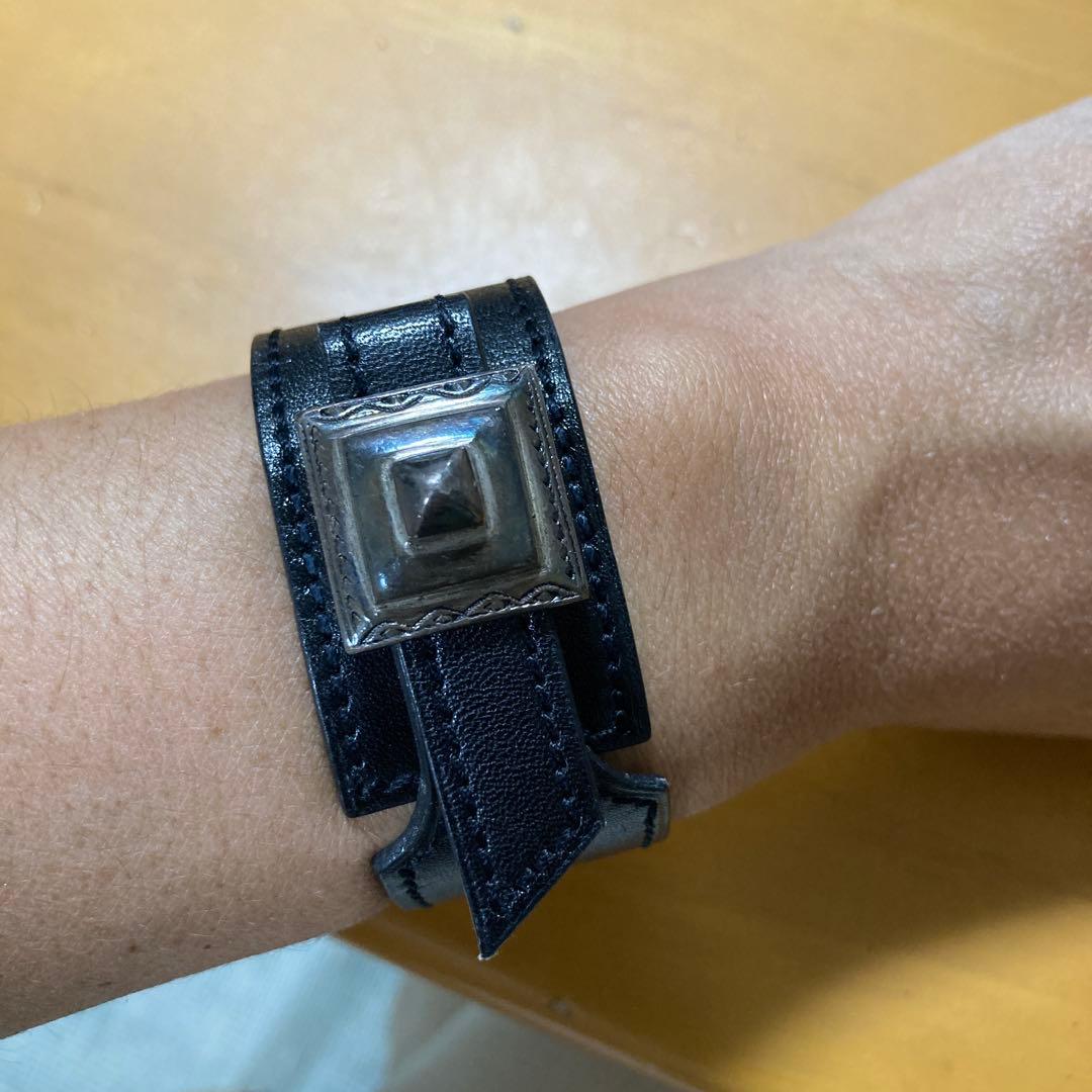 最終値下げ！エルメス　革ブレスバングル