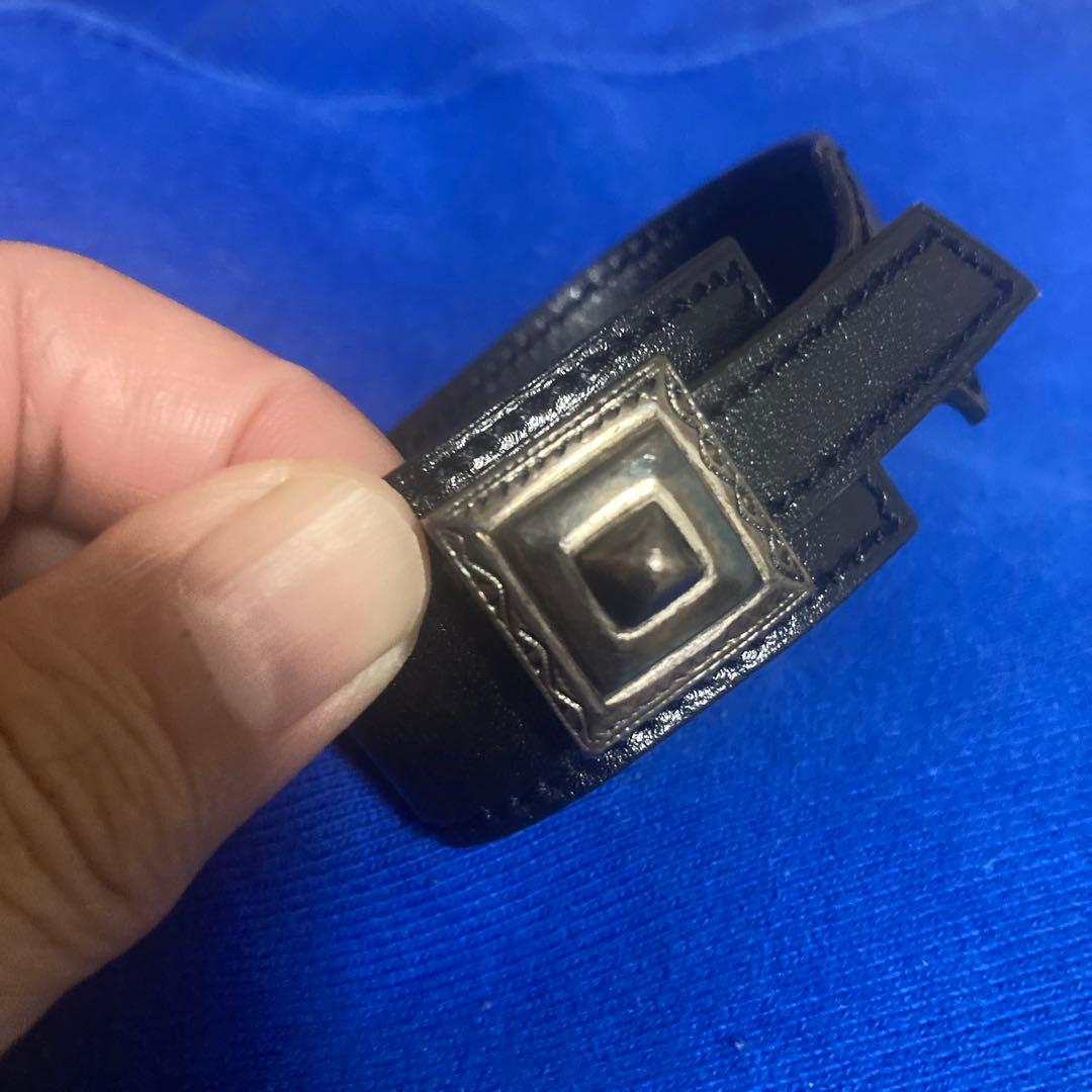 最終値下げ！エルメス　革ブレスバングル