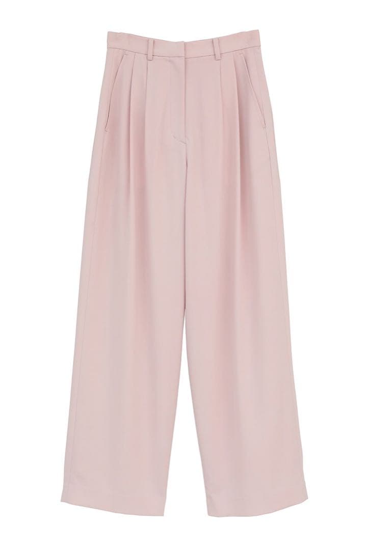 パンツ CLANE BASIC TUCK PANTS