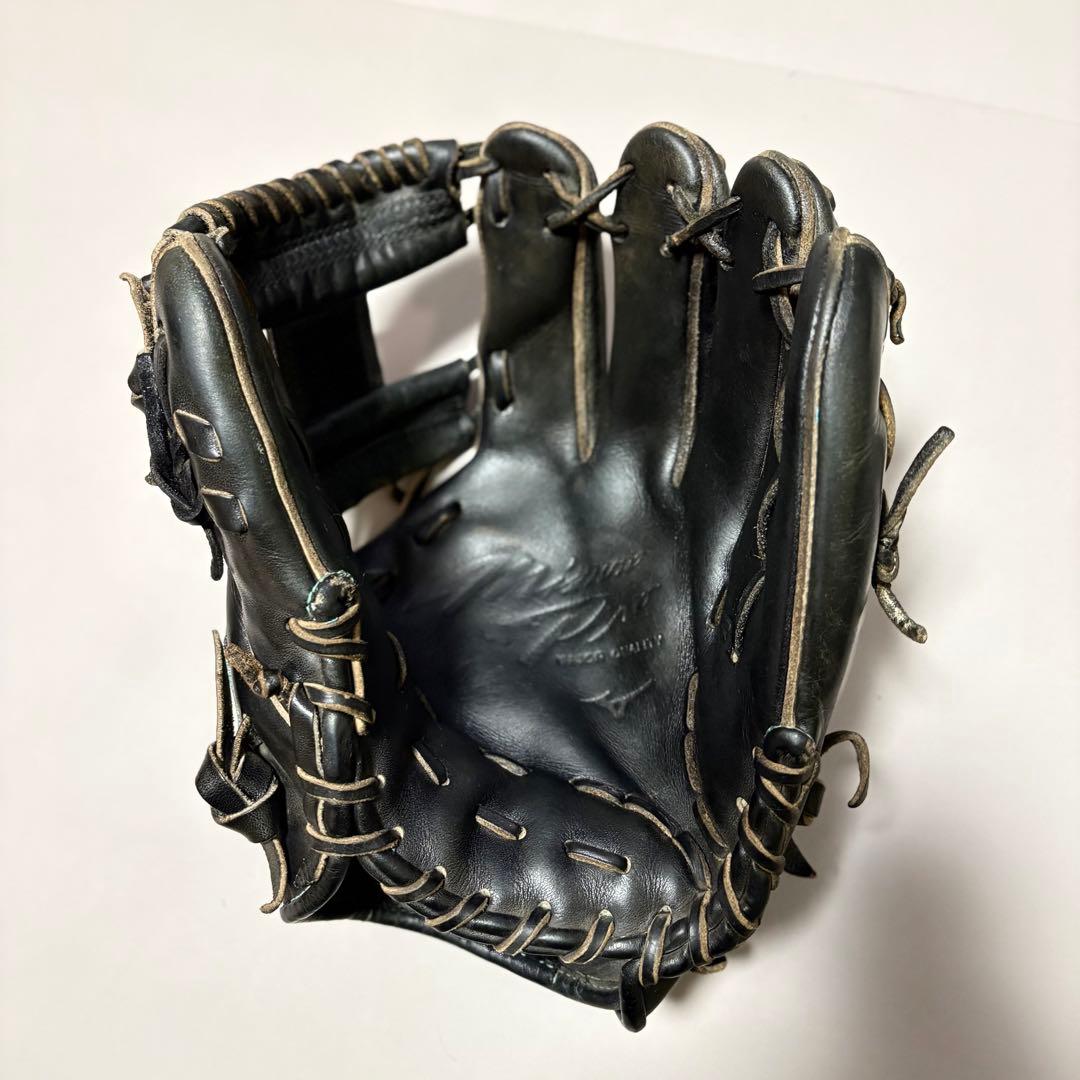 か*し様 【貴重】硬式 ミズノプロ ダイバーシティブルー 内野用 グローブ グラ