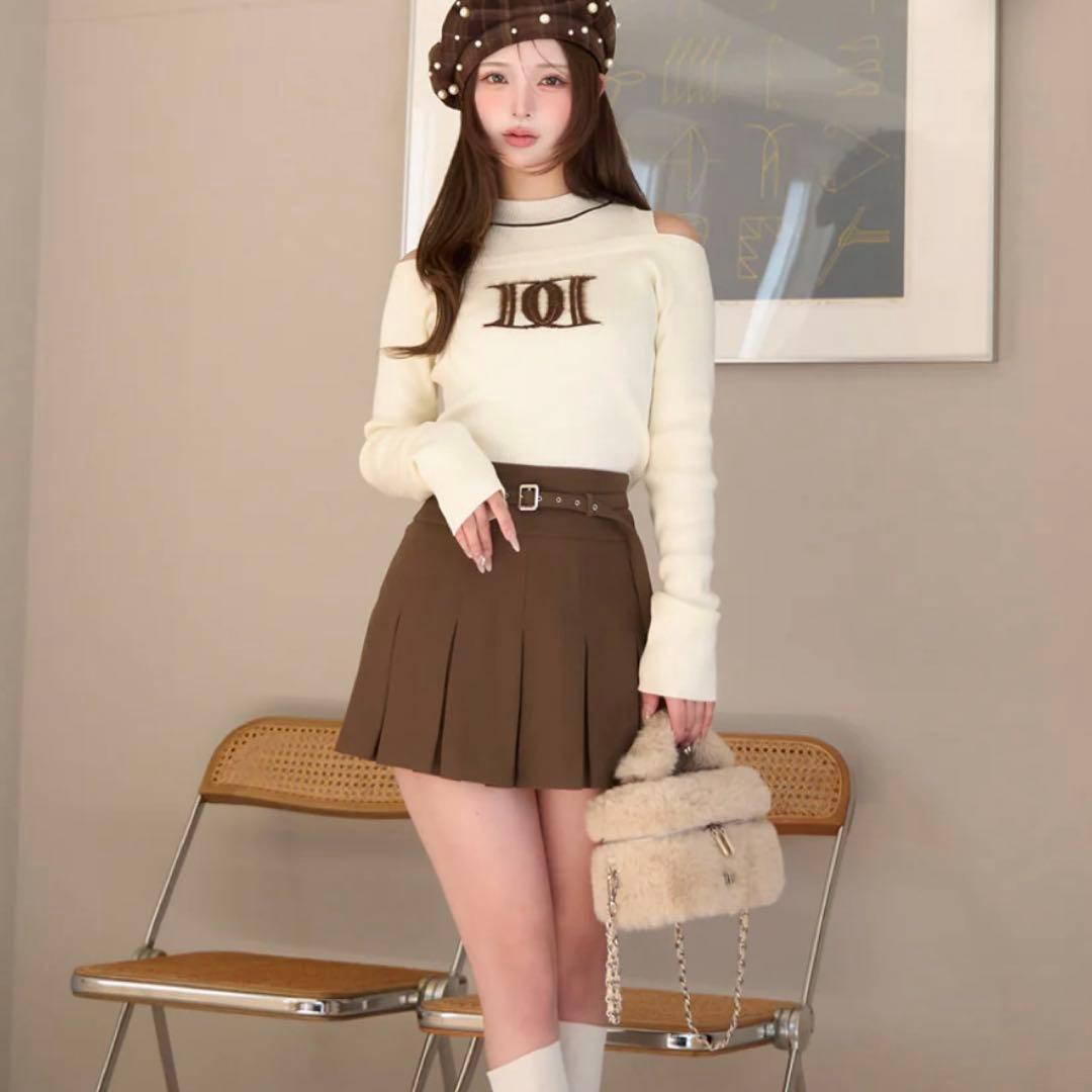 darich セミワイドプリーツテーラードミニスカート Mサイズ