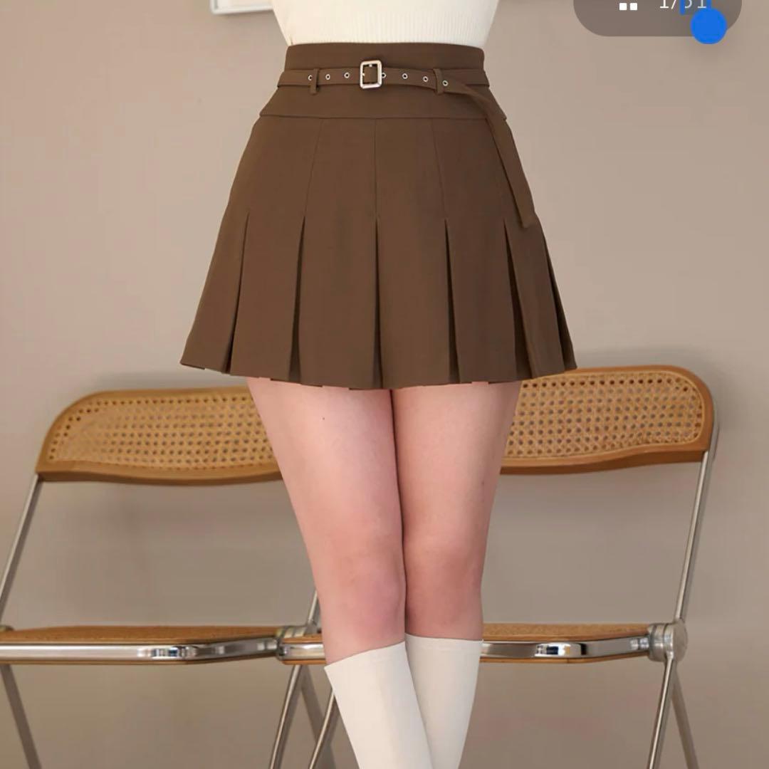 darich セミワイドプリーツテーラードミニスカート Mサイズ