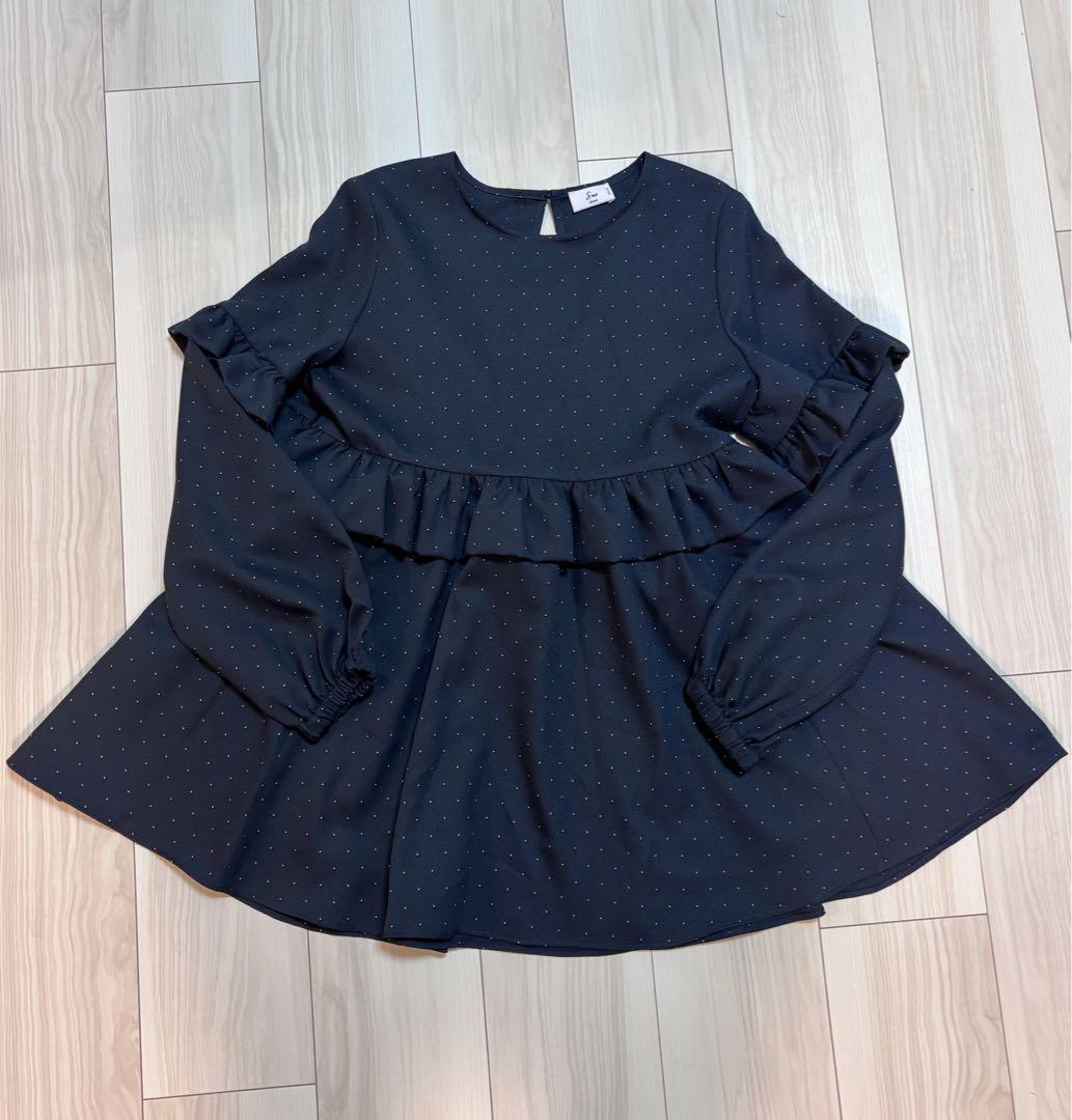 SONO ❤︎ リズミカルDOTチュニックブラウス