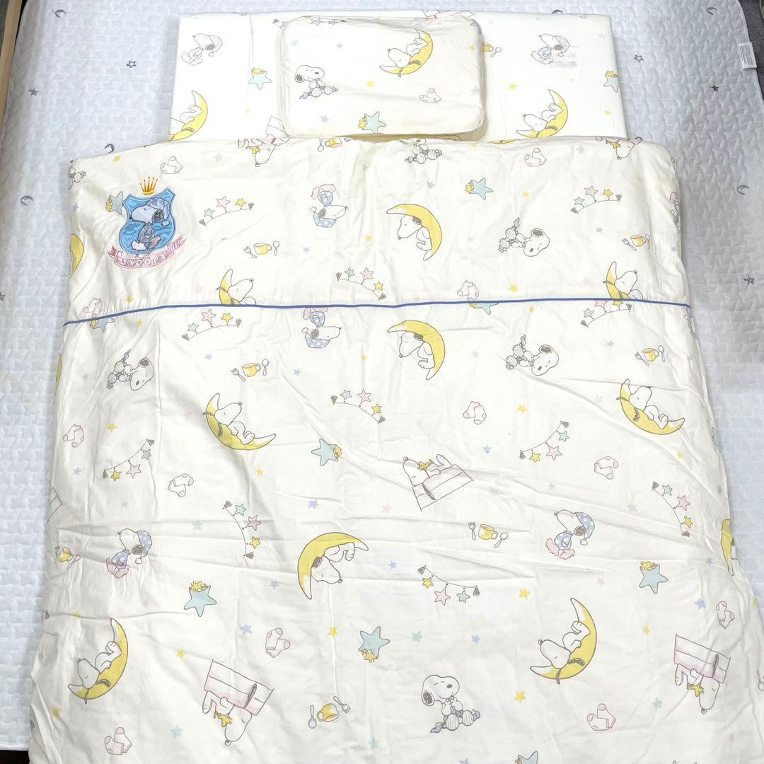 【美品】ベビー布団 8点セット 西川 替えシーツ付き