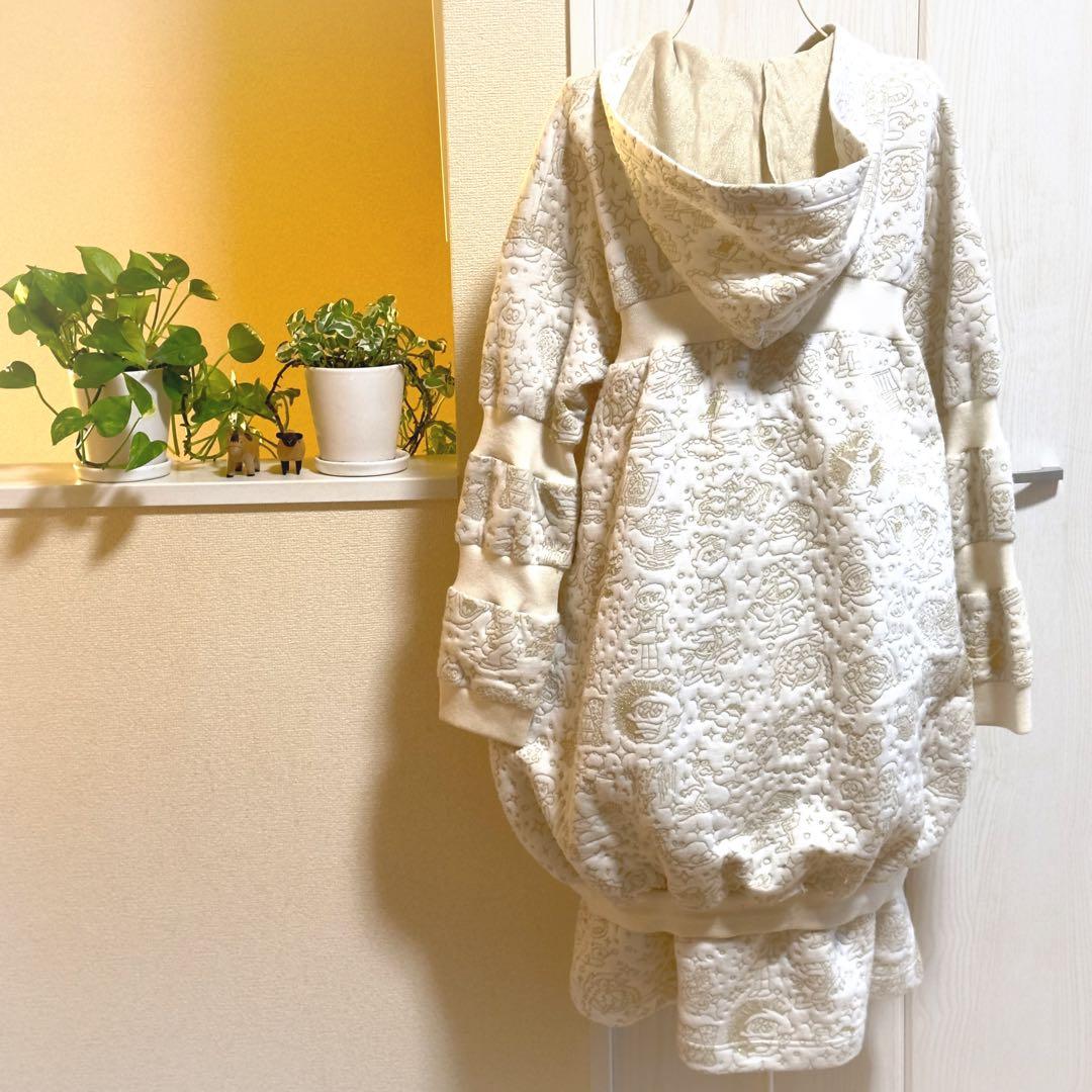 ネネット　ゆめいっぱい　ラメジャガード　タナカカツキ　パーカー　スカート