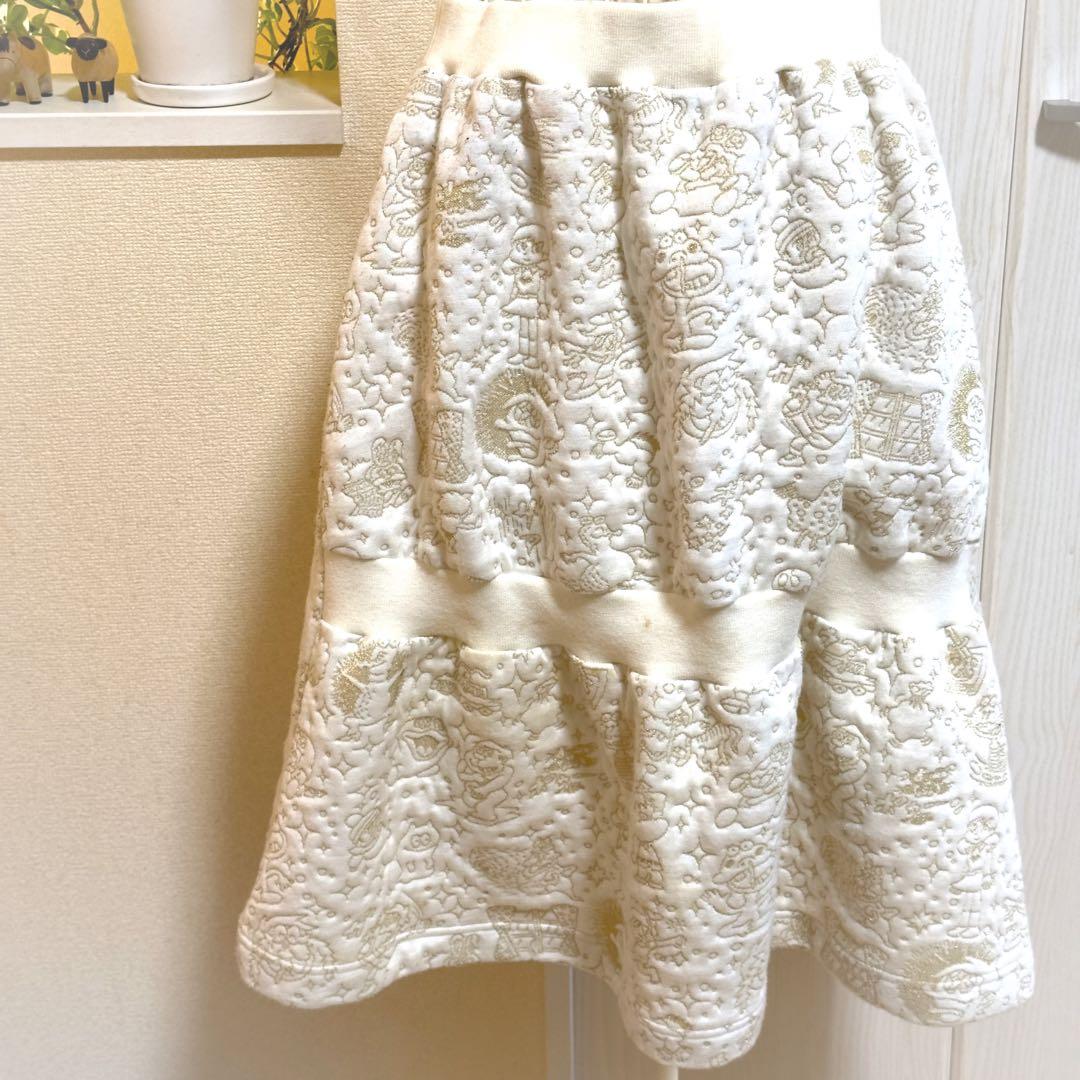 ネネット　ゆめいっぱい　ラメジャガード　タナカカツキ　パーカー　スカート