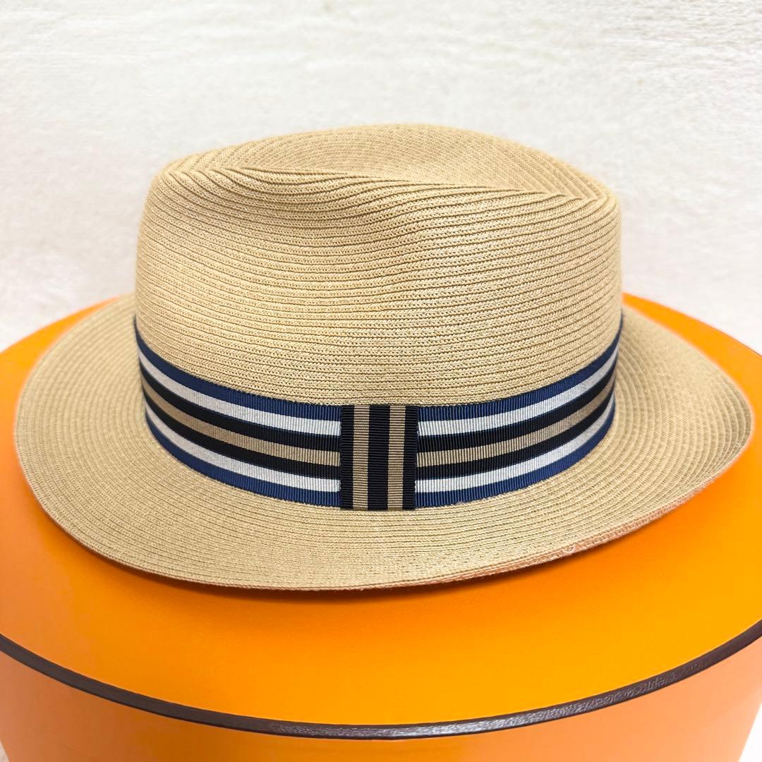 【未使用品】HERMES エルメス 麦わら帽子 ハット ペーパー 正規品