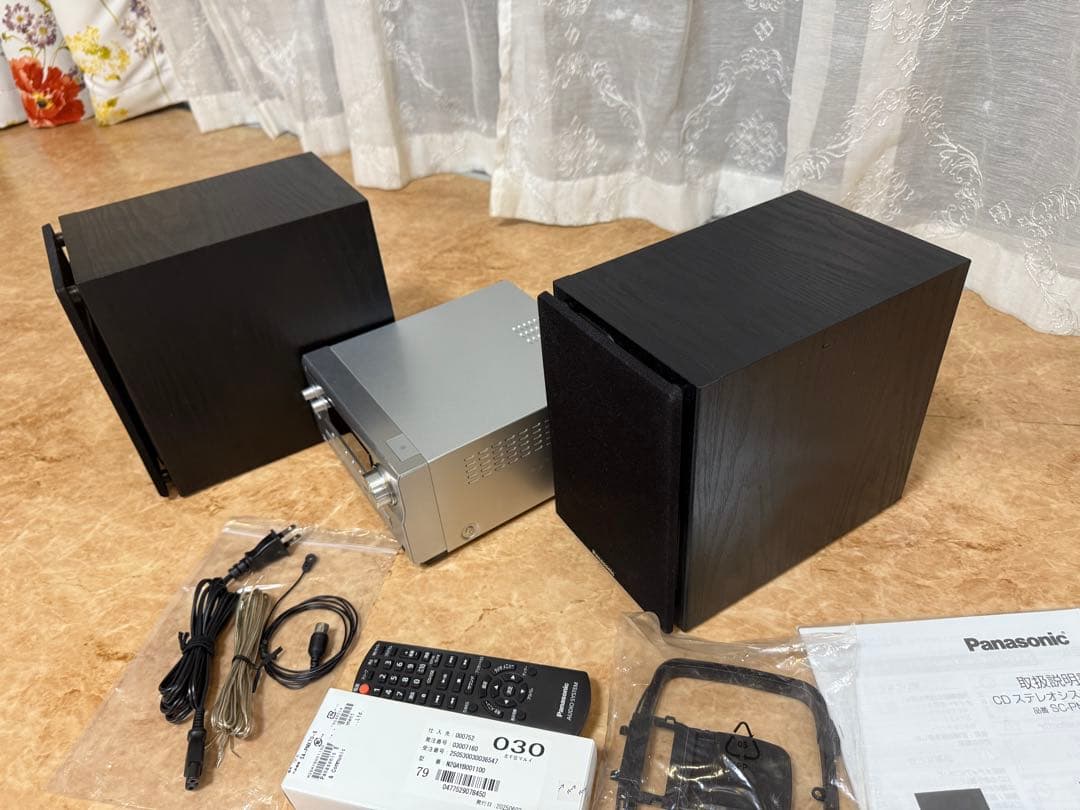 ★美品★Panasonic CDステレオシステム シルバー&ブラック 音響良好