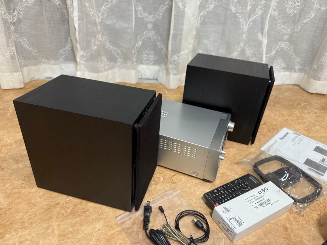 ★美品★Panasonic CDステレオシステム シルバー&ブラック 音響良好