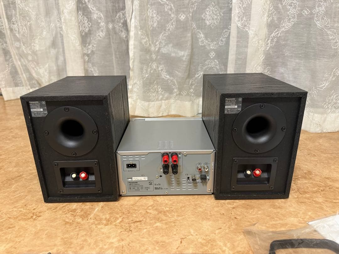 ★美品★Panasonic CDステレオシステム シルバー&ブラック 音響良好