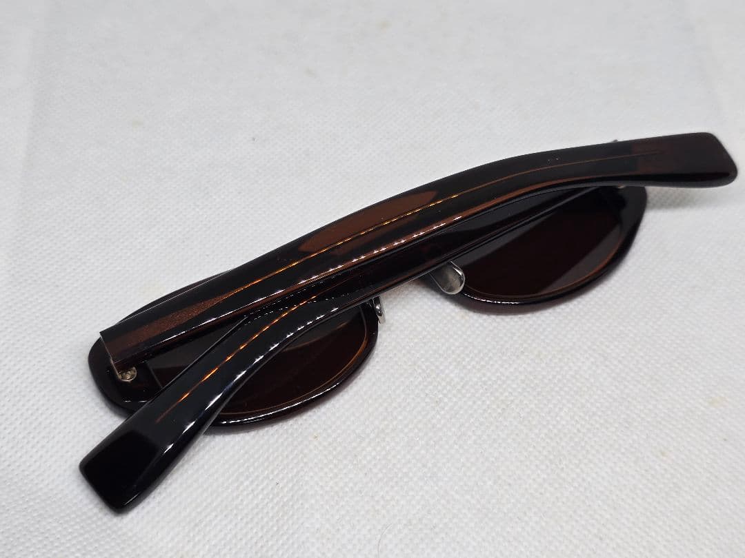 AURALEE ブラウン オーバルサングラス 49-22-146