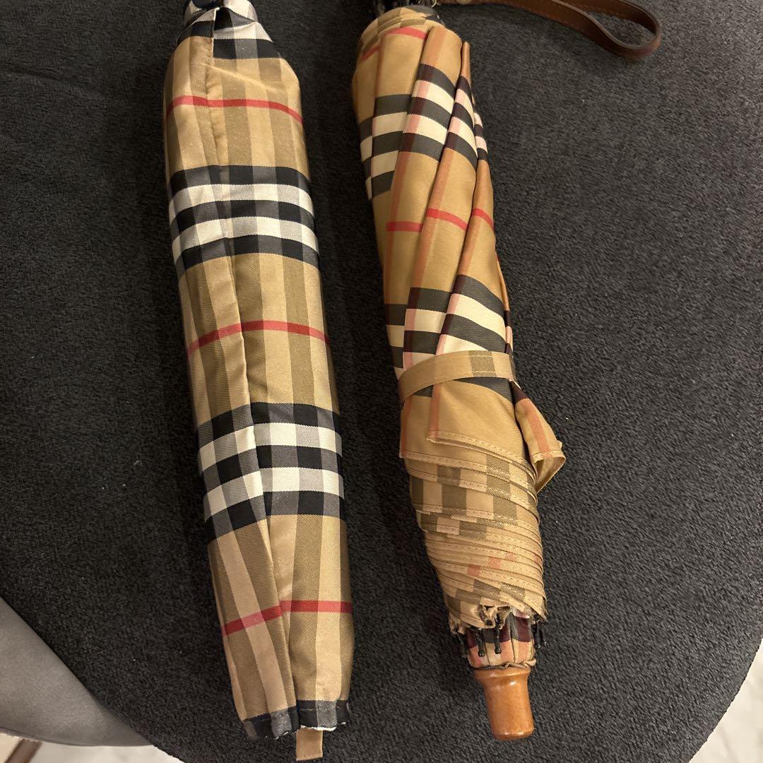 未使用級　Burberry LONDON バーバリーノバチェック　折りたたみ傘