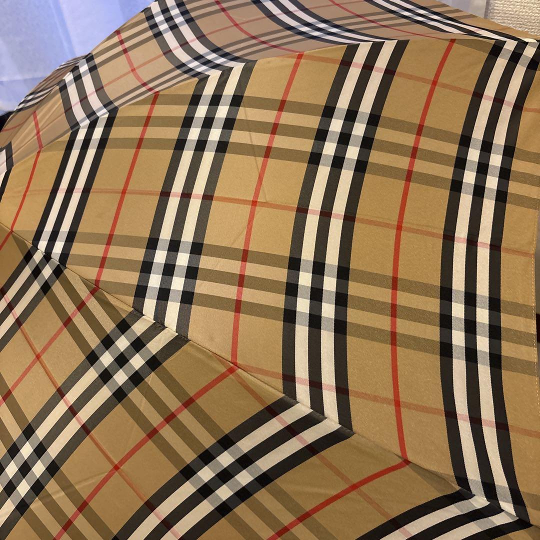 未使用級　Burberry LONDON バーバリーノバチェック　折りたたみ傘