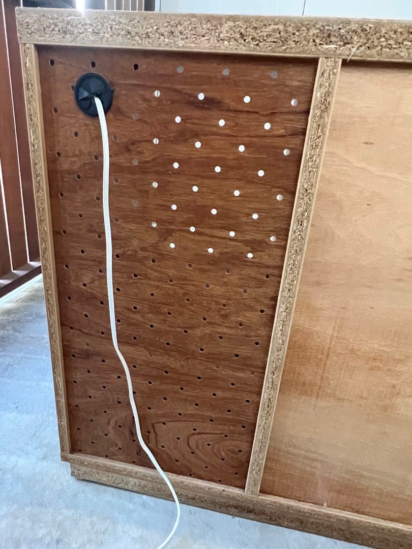 【けん】キッチンカウンター 食器棚北欧風 東馬 大川家具 OCTA120