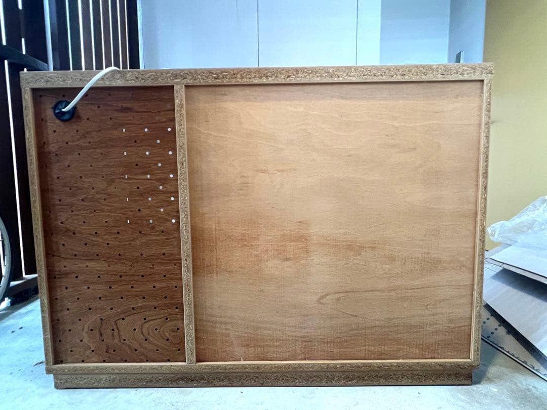 【けん】キッチンカウンター 食器棚北欧風 東馬 大川家具 OCTA120