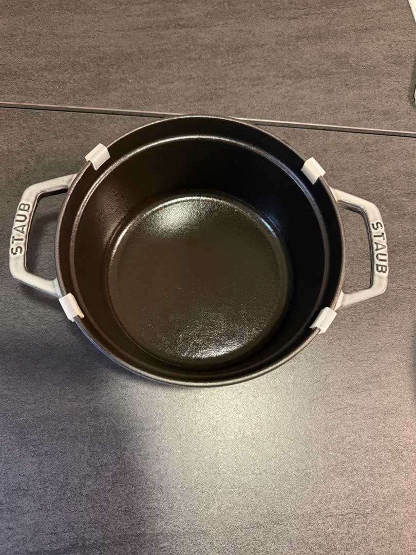 STAUB LA COCOTTE グレー 両手鍋20センチ