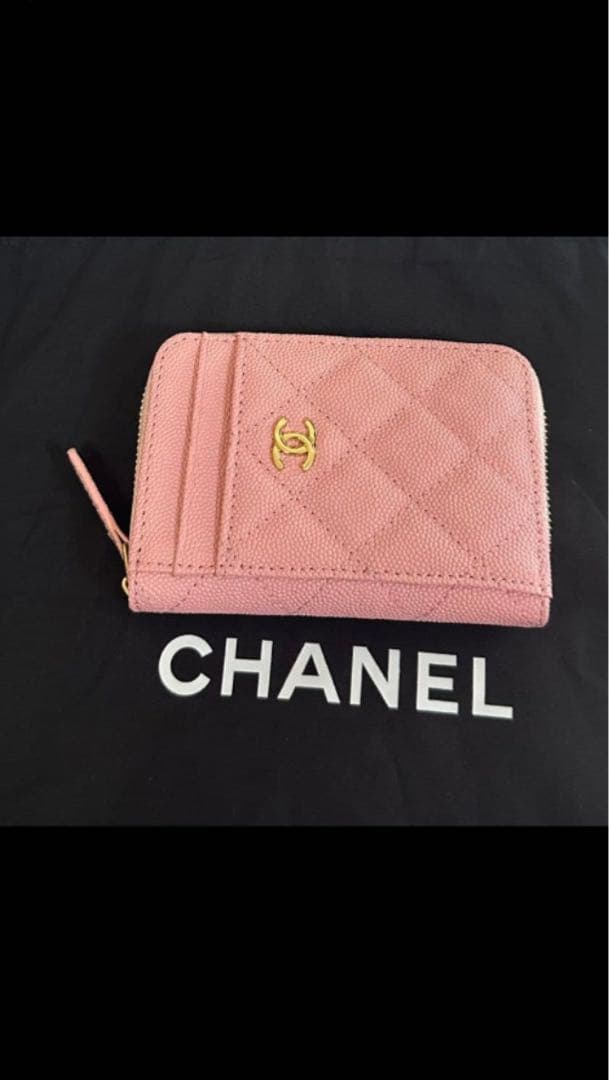 CHANELフラグメントケース　ケース　ピンク　小銭入れ　ノベルティ新品