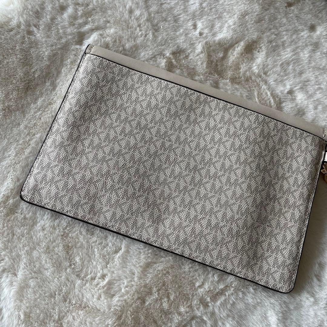 みっちゃん様‪☆MICHAEL KORS ホワイト トートバッグクラッチバッグ付