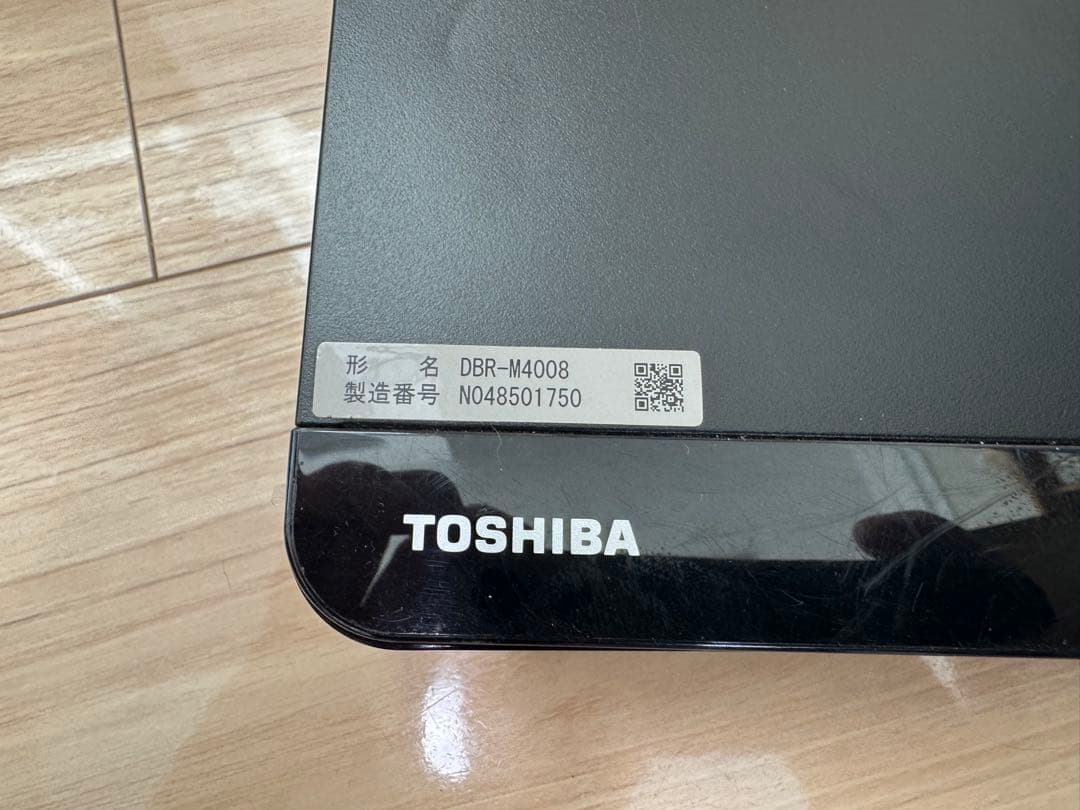 TOSHIBA DBR-M4008 ブラック ブルーレイレコーダー