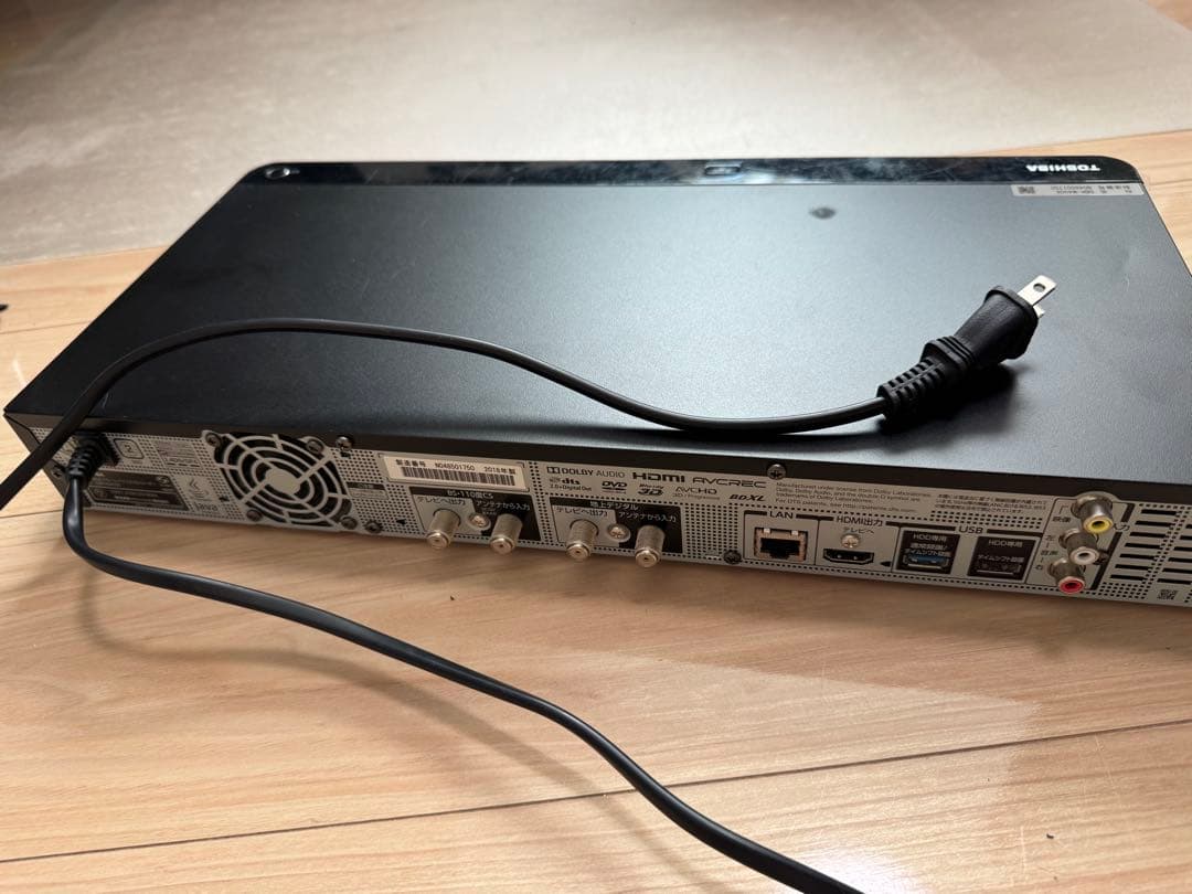 TOSHIBA DBR-M4008 ブラック ブルーレイレコーダー