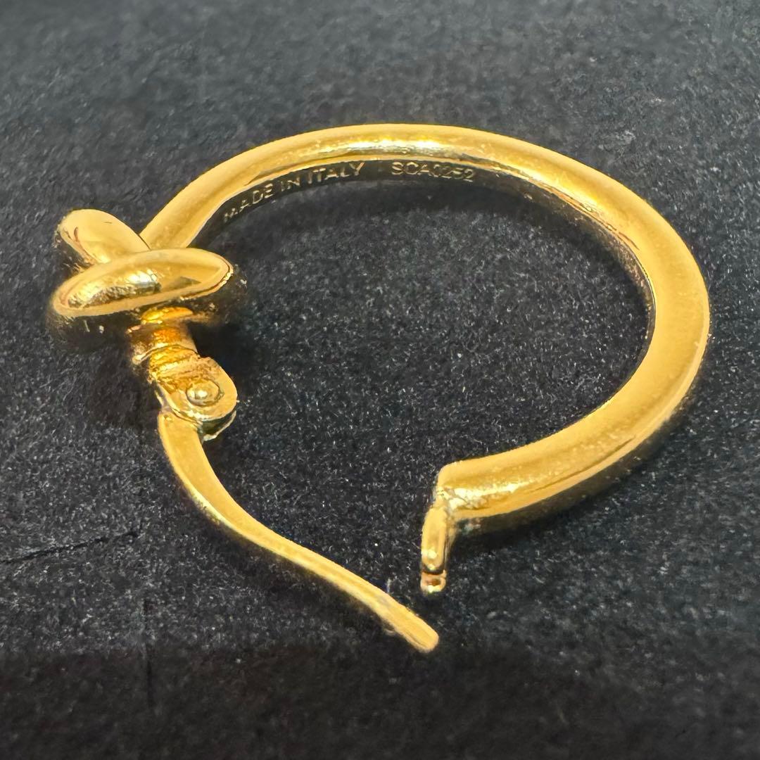 CELINE ノット スモールフープ ピアス　片耳