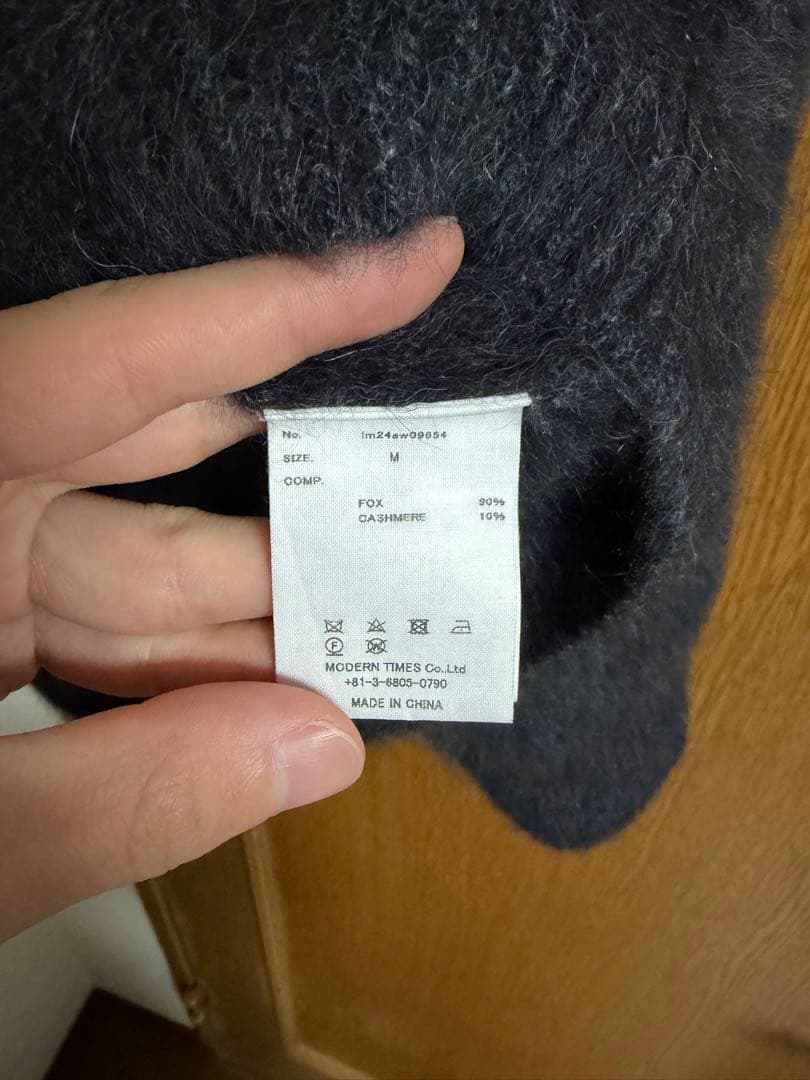 トップス LIDNM FOX CASHMERE KNIT