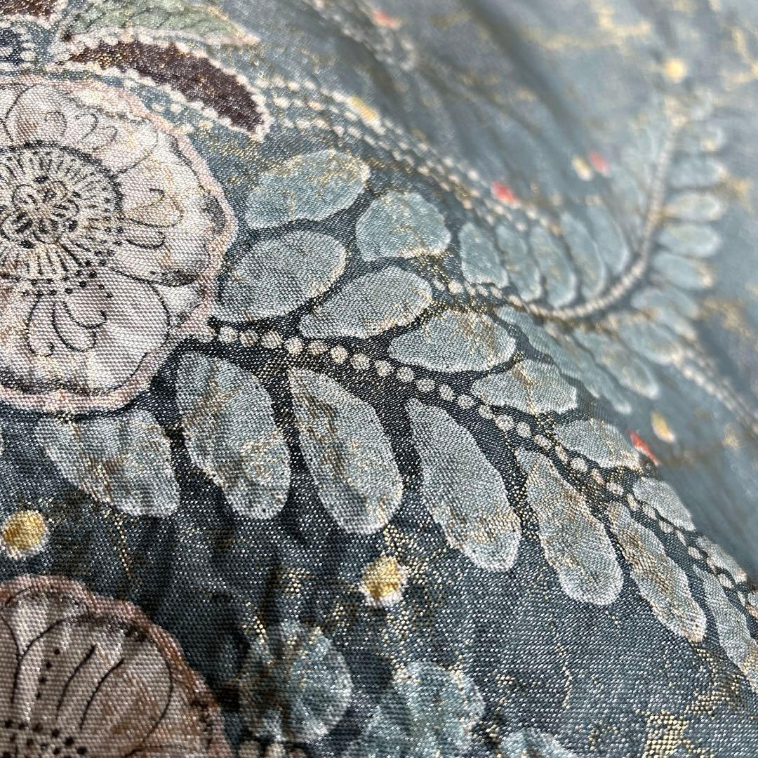 正絹　袋帯　【辻ヶ花】