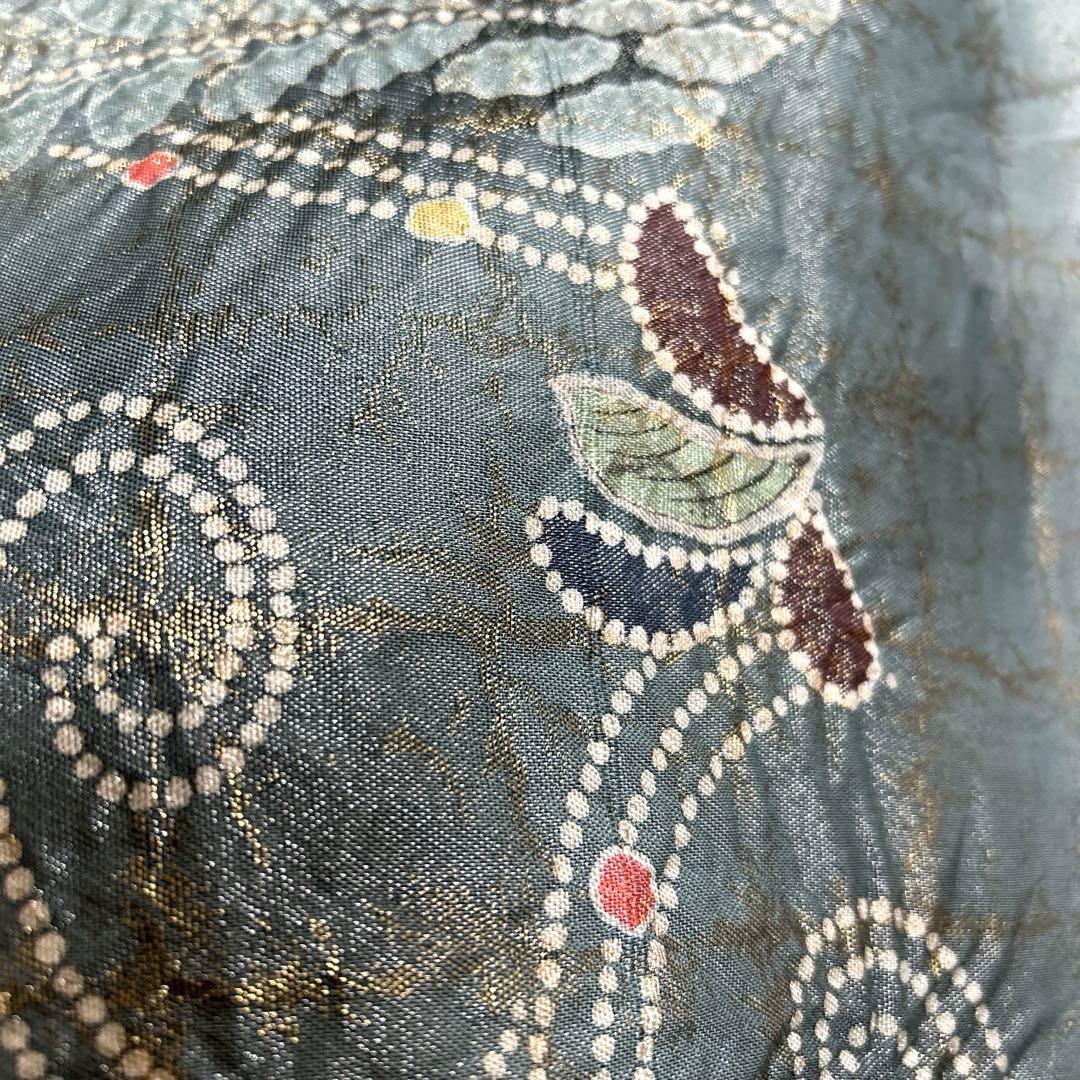 正絹　袋帯　【辻ヶ花】