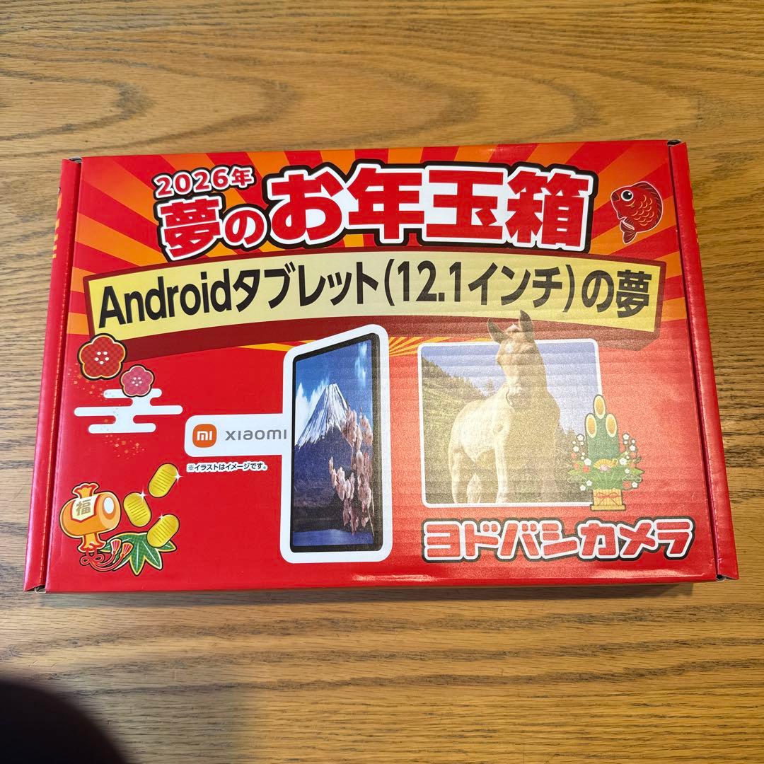 Androidタブレット12.1インチ☆ヨドバシカメラ　夢のお年玉箱
