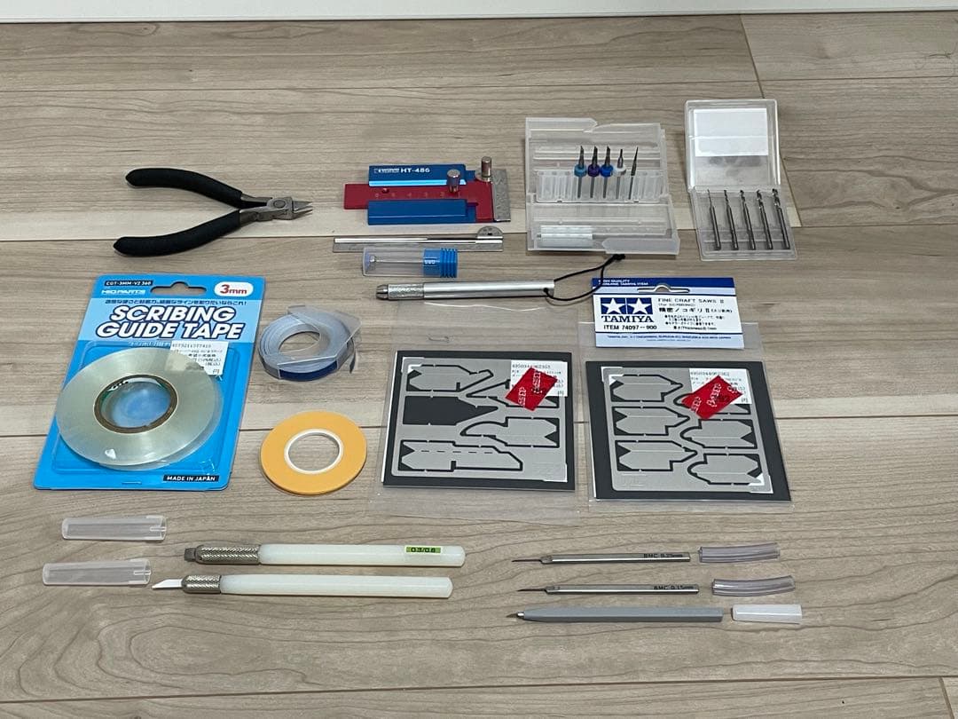 プラモデル ガンプラ 道具 工具 セット　BMC タガネ　ピンバイス　タミヤ