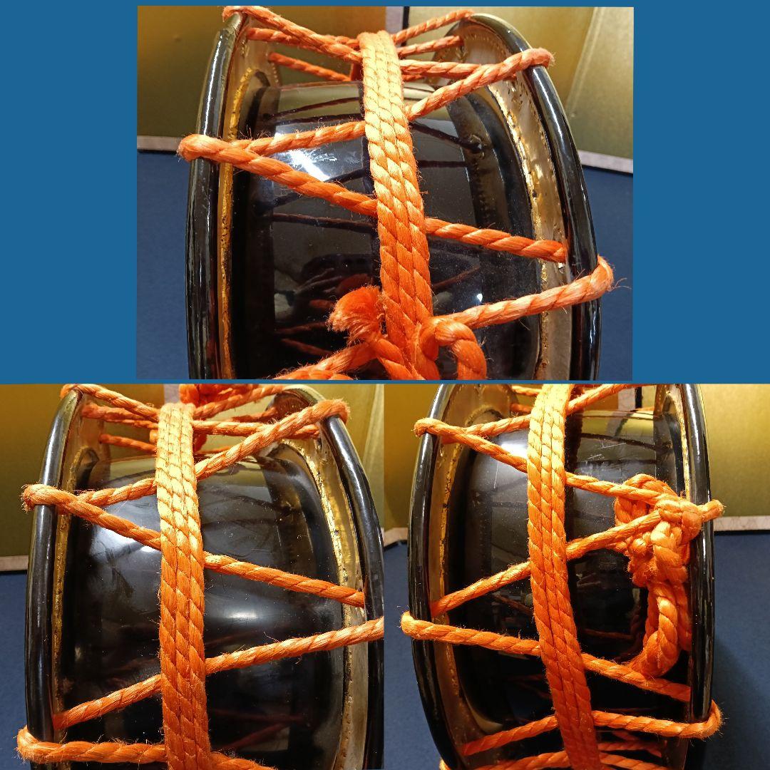 タカユウ和太鼓 台座透かし彫 組み立 和楽器 打楽径36cm 良音AJ81