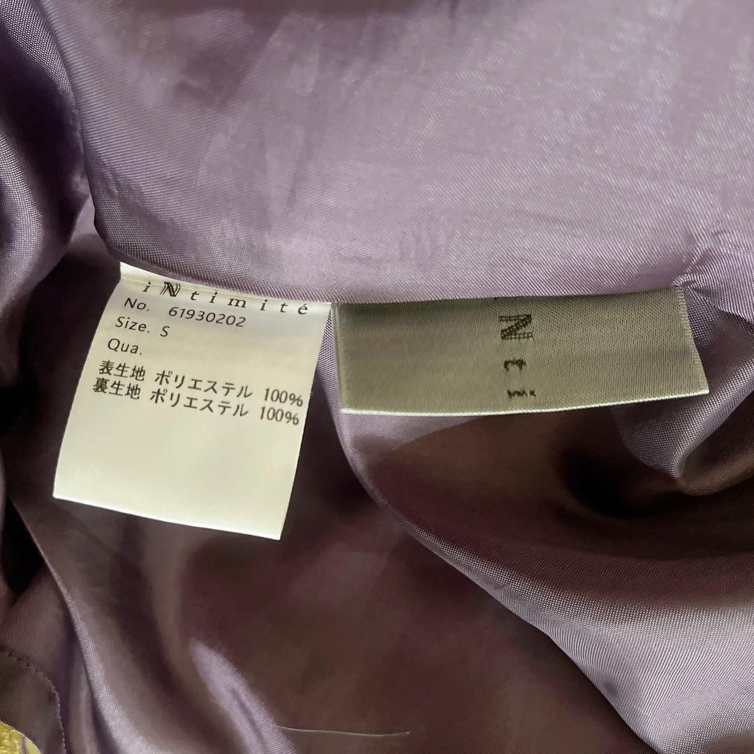 intimite アンティミテ カット ジャガード プリント ワンピース 総柄