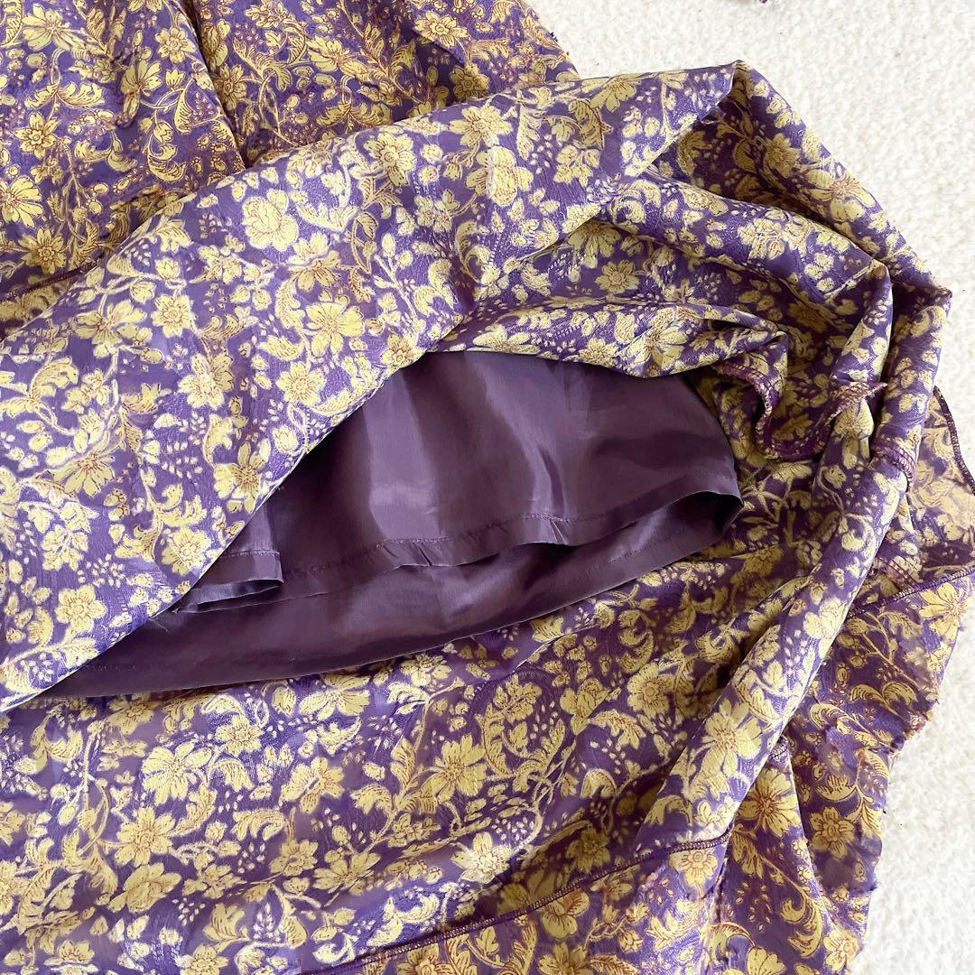 intimite アンティミテ カット ジャガード プリント ワンピース 総柄