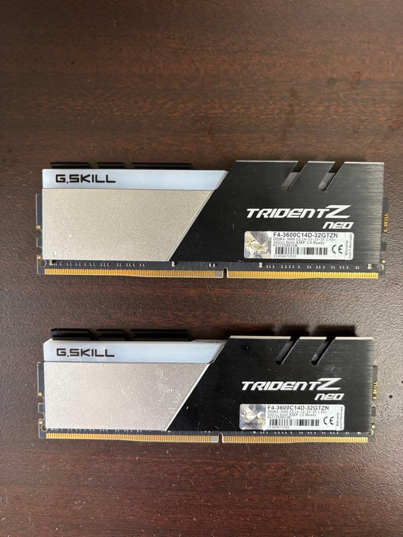 G.SKILL TRIDENT Z NEO DDR4 3600 16GB×2