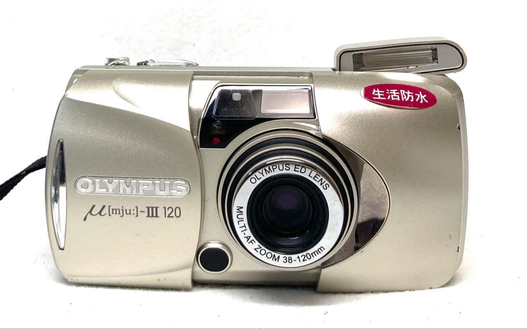 【完動品 美品】OLYMPUS μ【mju:】-Ⅲ 120 動作確認済