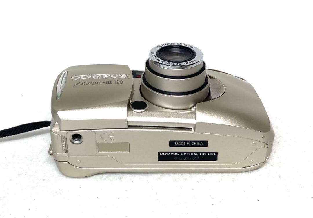 【完動品 美品】OLYMPUS μ【mju:】-Ⅲ 120 動作確認済