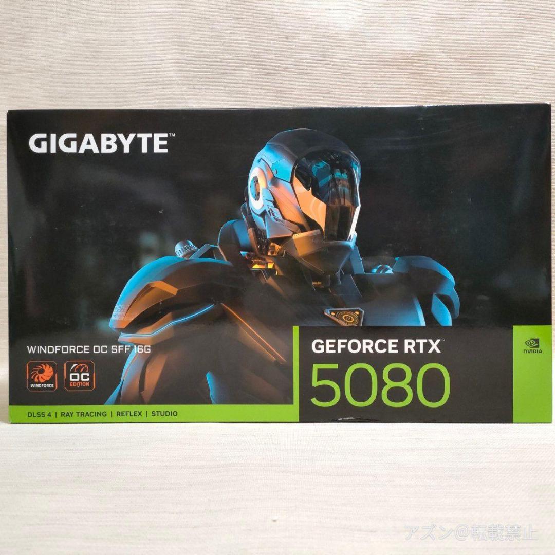 グラフィックボード・グラボ・ビデオカード GIGABYTE Geforce RTX5080 GDDR7 16GB