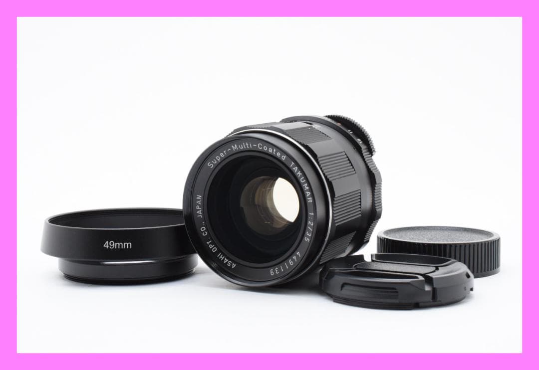 ■フード付　PENTAX smc TAKUMAR 35mm F2 M42